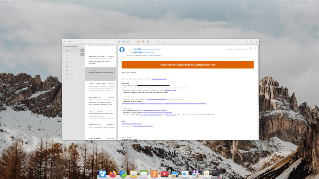 Geary mail client