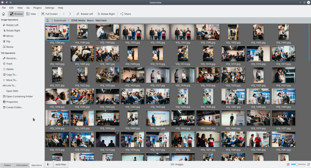 Gwenview – Image viewer